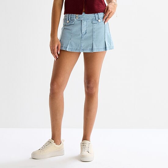 Forever 21 Womens Juniors Denim Skirt