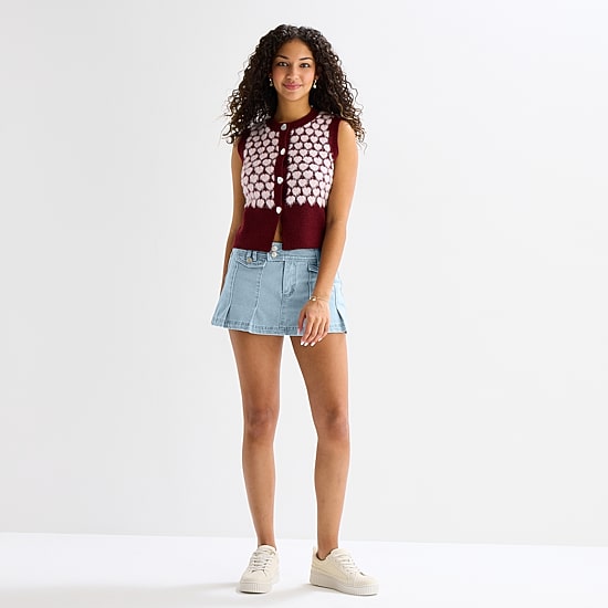 Forever 21 Womens Juniors Denim Skirt