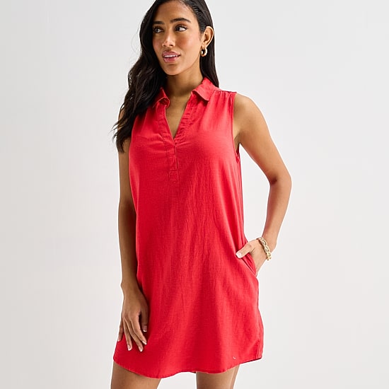 St. John's Bay Womens Sleeveless Sheath Dress