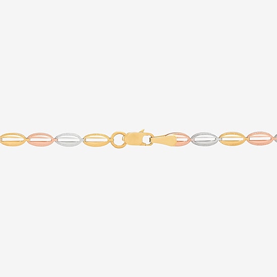 Limited Quantities! Womens 14K Gold 17 1/4 Inch Link Chain Necklace
