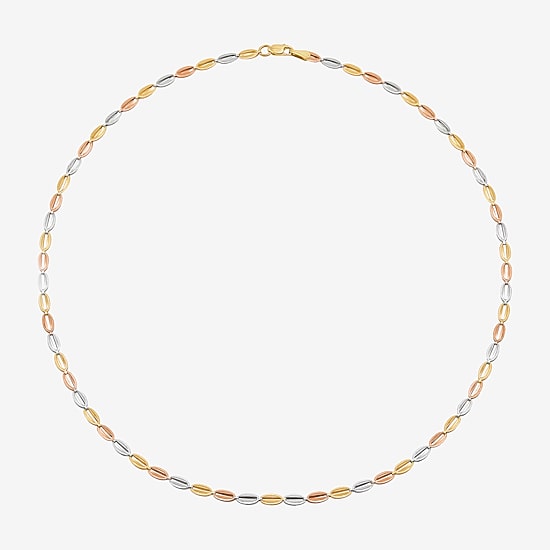 Limited Quantities! Womens 14K Gold 17 1/4 Inch Link Chain Necklace
