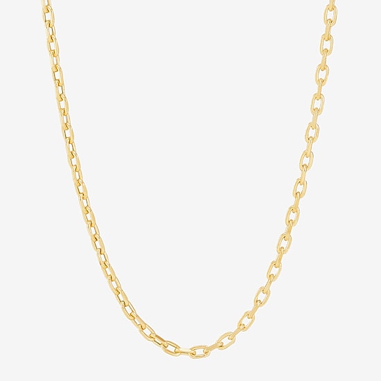 Limited Quantities! Womens 14K Gold 22 Inch Cable Chain Necklace