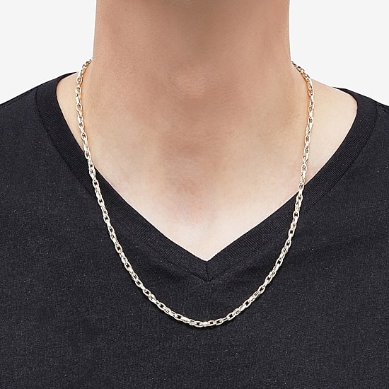 Limited Quantities! Mens 14K Gold 22 Inch Link Chain Necklace
