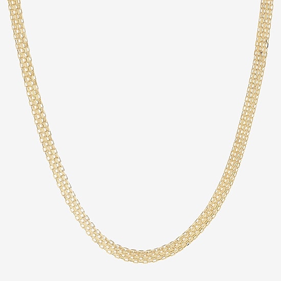 Limited Quantities! Womens 14K Gold 17 Inch Fashion Chain Necklace