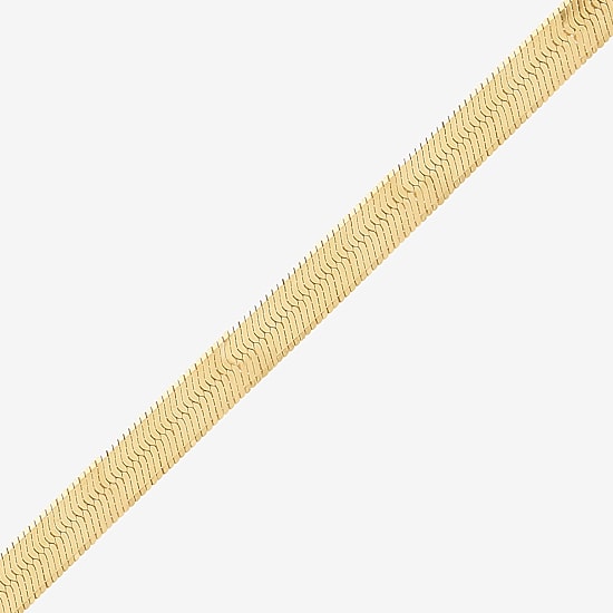 Limited Quantities! Womens 14K Gold 18 Inch Herringbone Chain Necklace