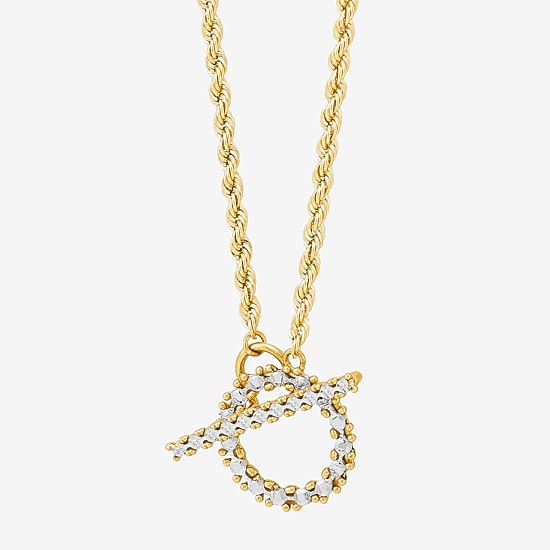 Limited Quantities! Womens 10K Gold 18 Inch Pendant Necklace