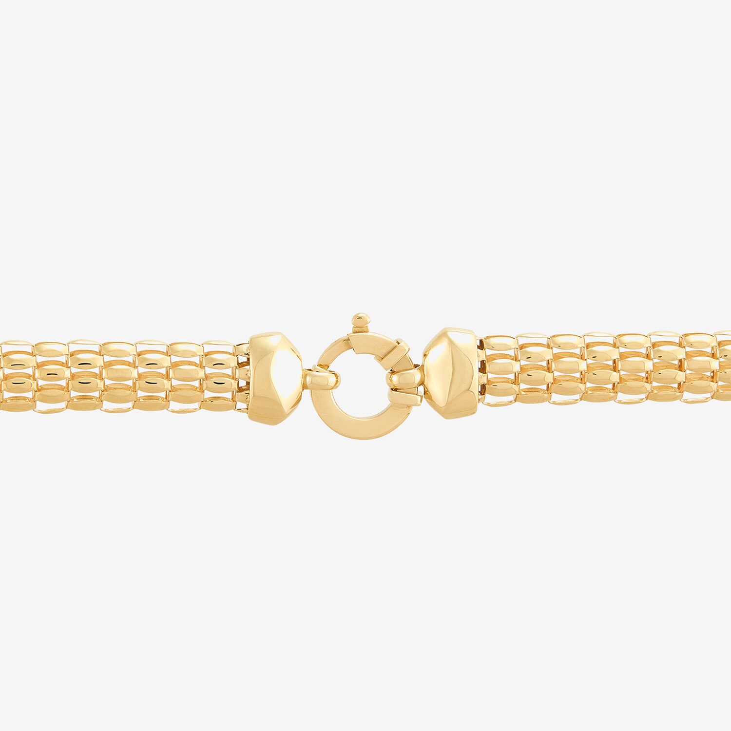 Limited Quantities! Womens 10K Gold 18 Inch Popcorn Chain Necklace
