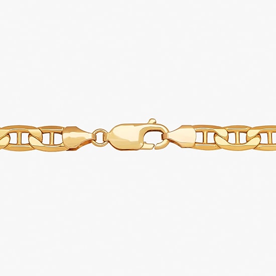 Limited Quantities! Mens 10K Gold 20 Inch Mariner Chain Necklace