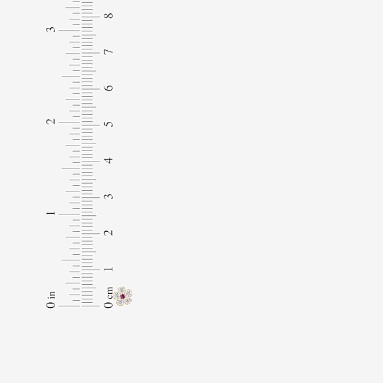 Limited Quantities! White Cubic Zirconia 14K Gold 5.4mm Flower Stud Earrings