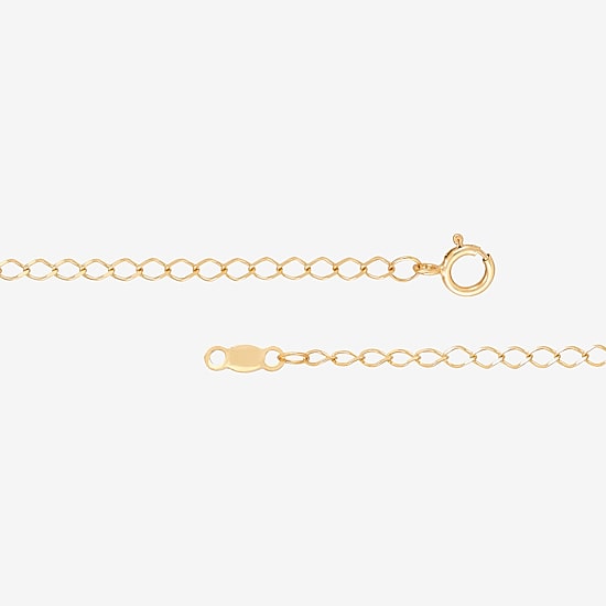 Limited Quantities! Girls 14K Gold 6 Inch Solid Curb Id Bracelet