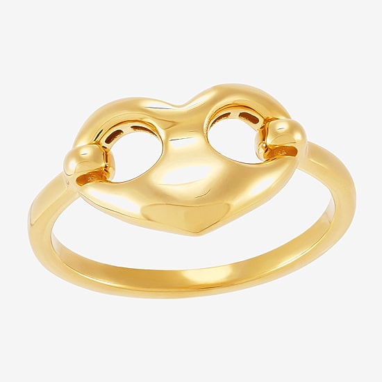 Limited Quantities! Womens 14K Gold Heart Band