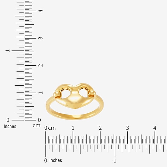 Limited Quantities! Womens 14K Gold Heart Band
