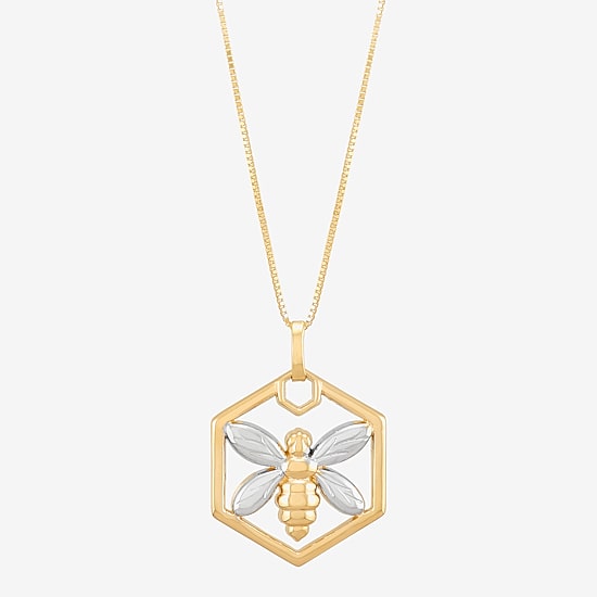 Limited Quantities! Womens 10K Gold 18 Inch Pendant Necklace