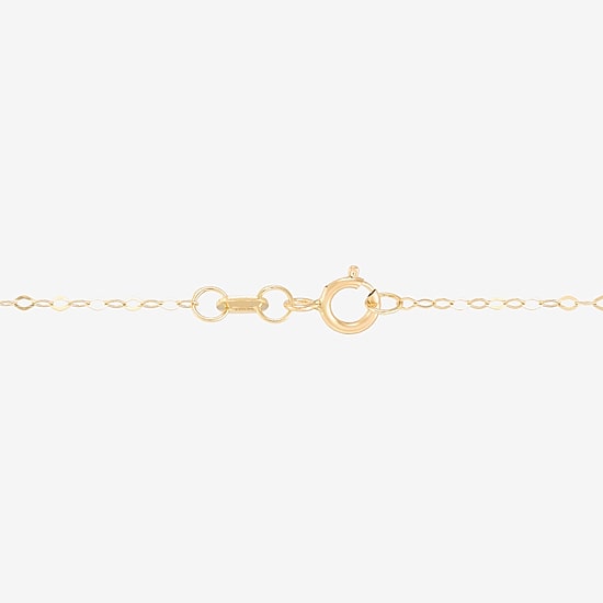 Limited Quantities! Womens 10K Gold 17 Inch Pendant Necklace