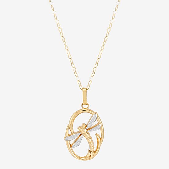 Limited Quantities! Womens 10K Gold 17 Inch Pendant Necklace
