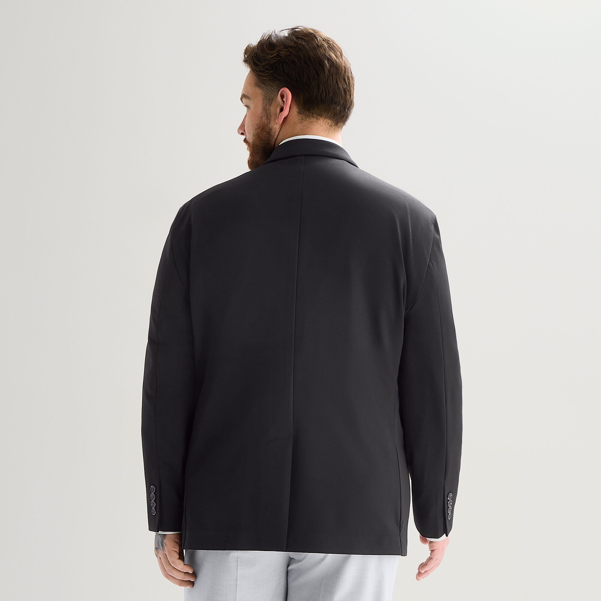 J. Ferrar 360 Stretch Knit Texture Mens Big and Tall Fabric Regular Fit Sport Coat