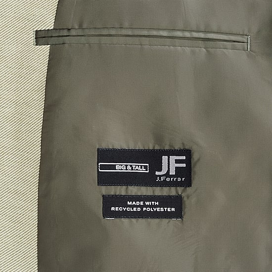 J. Ferrar 360 Stretch Knit Texture Mens Big and Tall Stretch Fabric Regular Fit Sport Coat