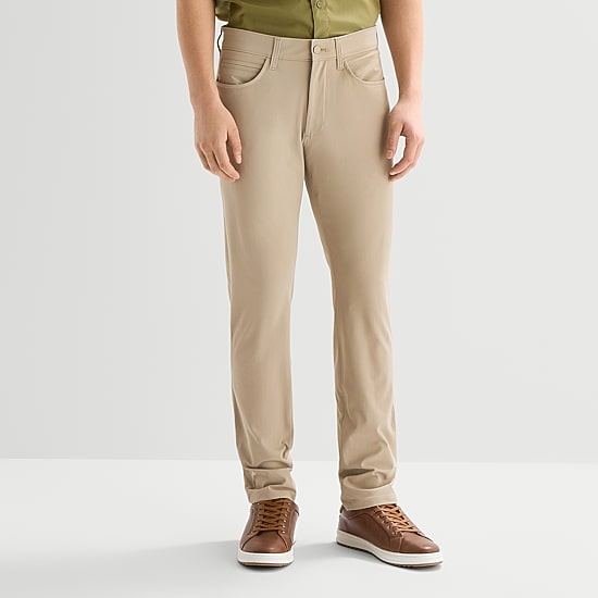Stylus 5 Pocket Mens Regular Fit Flat Front Pant
