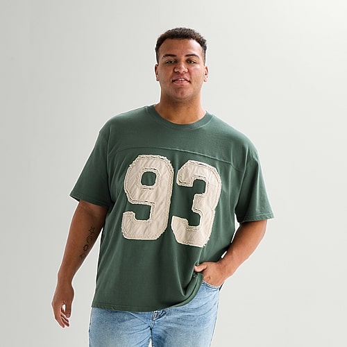 Arizona Mens Crew Neck Short Sleeve Classic Fit Big and Tall Graphic T-Shirt, 2x-large Tall, Green