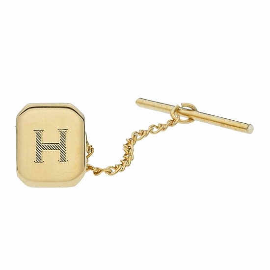 Personalized Initial Tie Tack