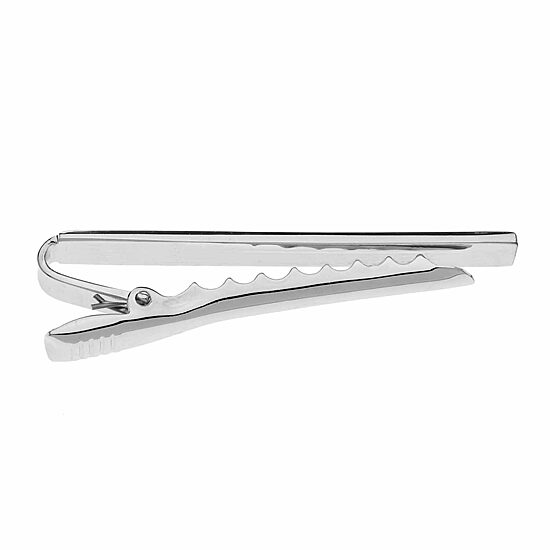 Personalized Wave Pattern Tie Bar