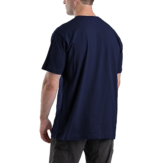 Berne Heavyweight Mens Crew Neck Short Sleeve Big and Tall T-Shirt