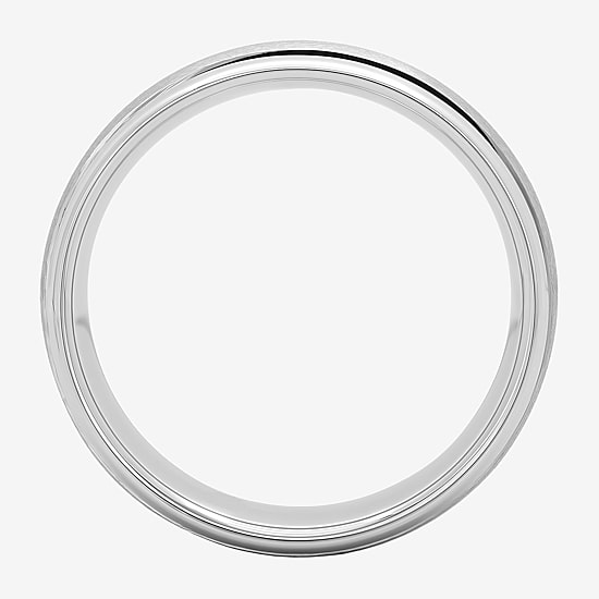  Mens 6mm Tungsten Carbide Ring