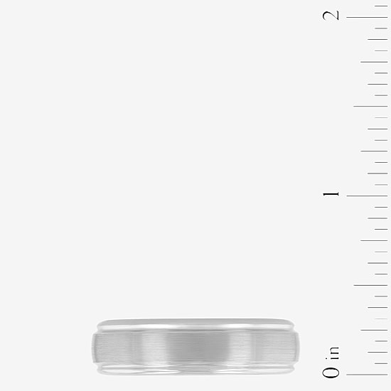  Mens 6mm Tungsten Carbide Ring