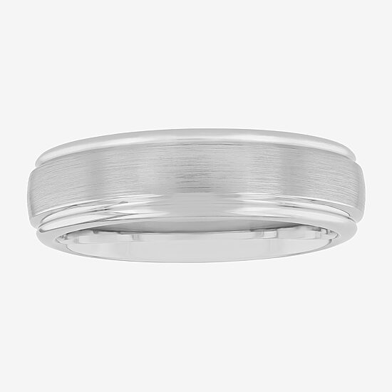  Mens 6mm Tungsten Carbide Ring