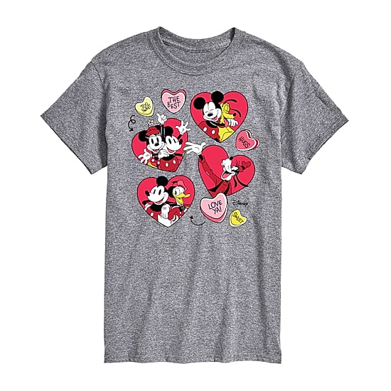 Mens Short Sleeve Mickey and Friends Graphic T-Shirt