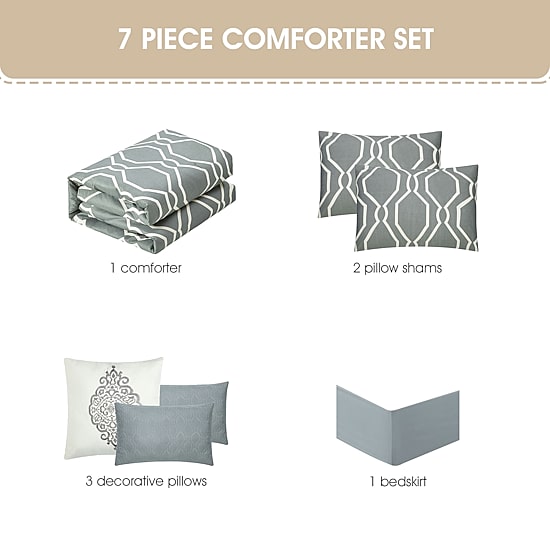 Stratford Park Arlie 7-pc. Lightweight Comforter Set