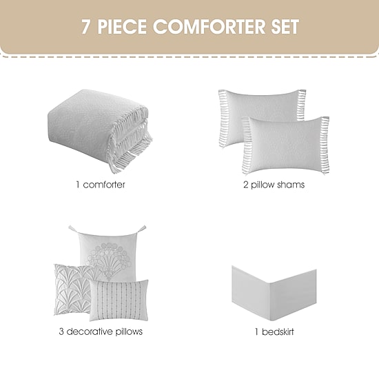 Stratford Park Kenny 7-pc. Lightweight Comforter Set
