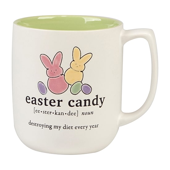 Certified International Easter Words 4-pc. Coffee Mug