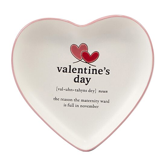 Certified International Valentine's Day 4-pc. Stoneware Appetizer Plate