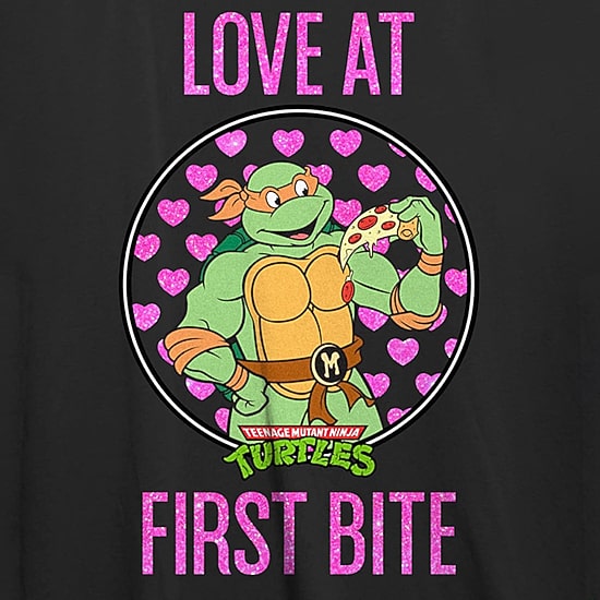 Womens Juniors Crew Neck Short Sleeve Regular Fit Teenage Mutant Ninja Turtles Graphic T-Shirt