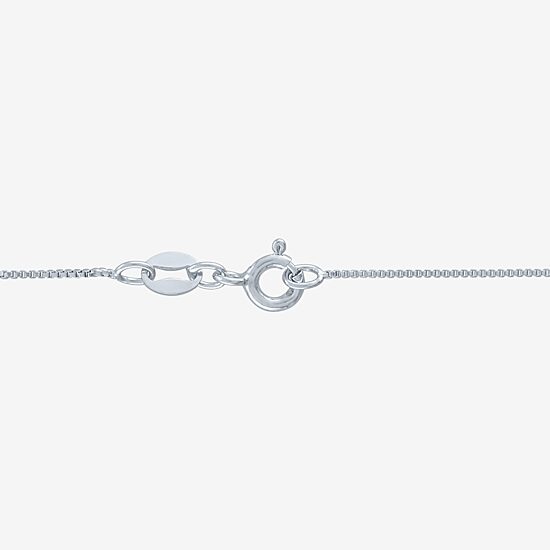 (G-H / I1-I2) Womens 5/8 CT. T.W. Lab Grown White Diamond Sterling Silver Heart 18 Inch Pendant Necklace