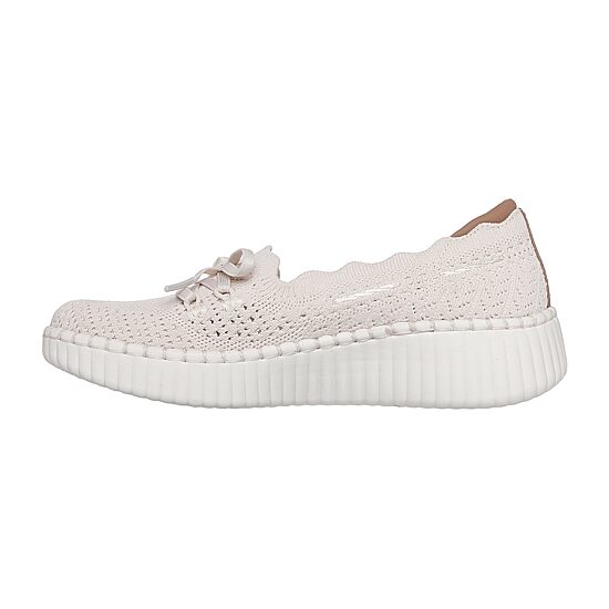 Skechers Wilshire Blvd Knit Sail Womens Almond Slip-On Shoe
