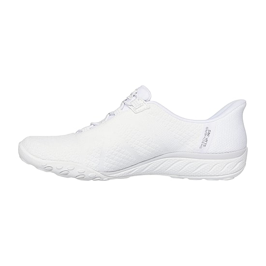 Skechers Hands Free Slip-Ins Breathe-Easy Knitty Waves Womens Almond Closed Toe Slip-On Shoe