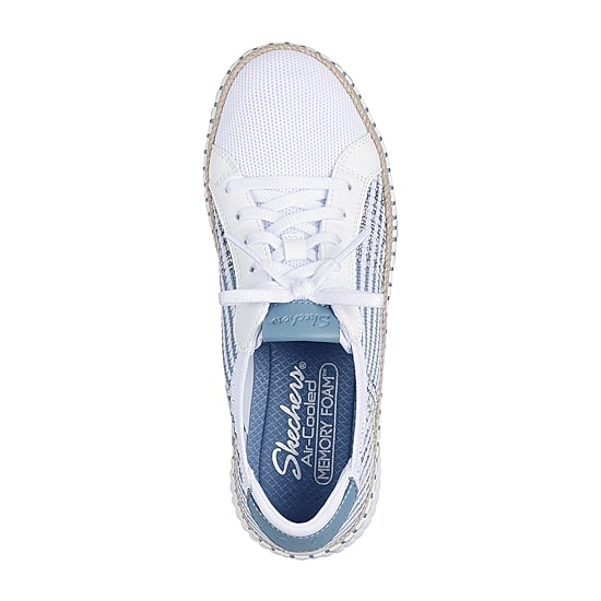Skechers Wilshilre Blvd Breezy Stroll Womens Almond Closed Toe Slip-On Shoe