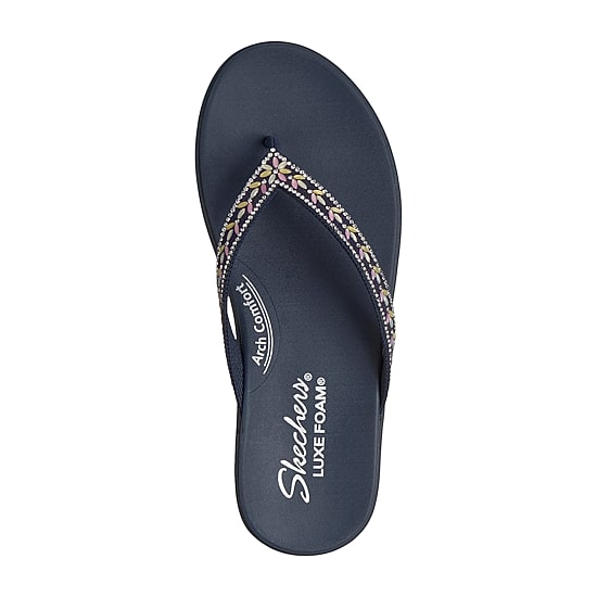 Skechers Womens Meditation Lux Flip-Flops