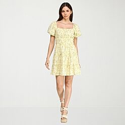 yellow wedding guest dress with sleeves Berylove Women Long Sleeve A Line V-Neck Midi Dress Tea Length Buy Alice + Olivia Color:Electric Daydream Cocoa