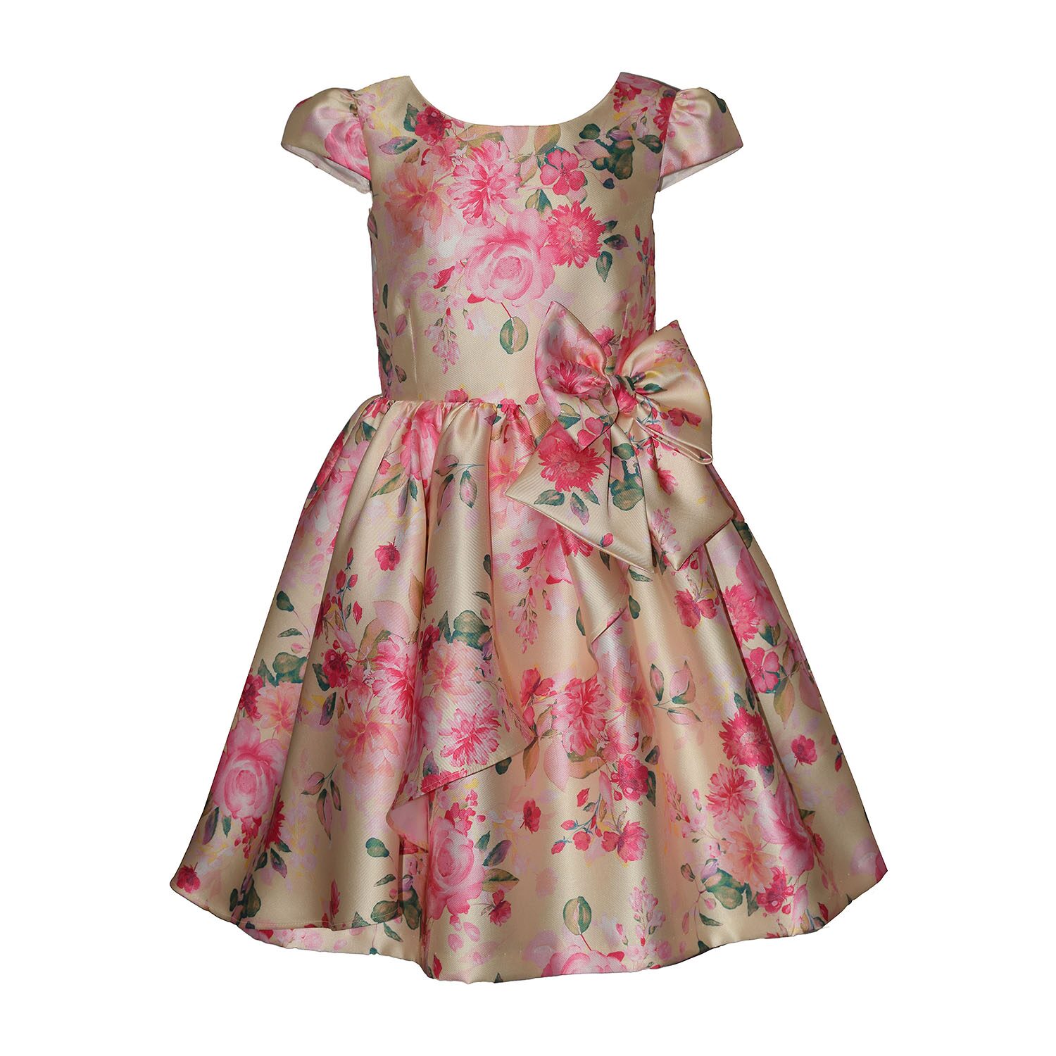 Bonnie Jean Big Kid Girls Cap Short Sleeve Fit + Flare Dress