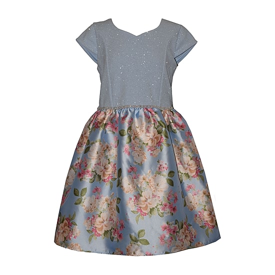 Bonnie Jean Big Kid Girls Plus Cap Short Sleeve Fit + Flare Dress
