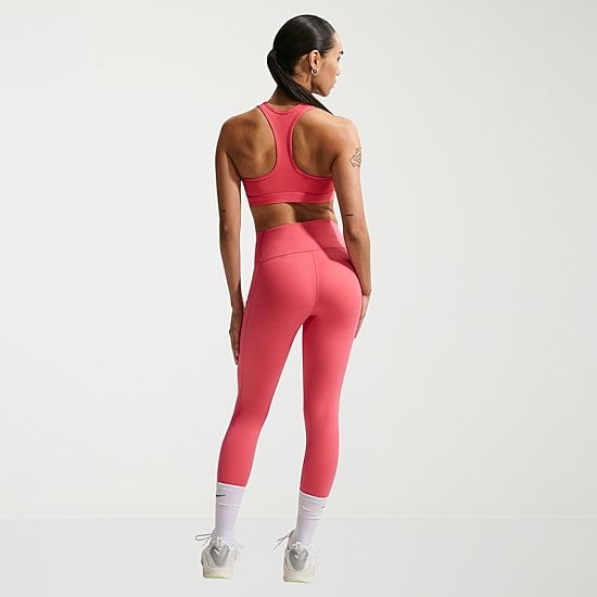 Nike Womens Moisture Wicking Quick Dry High Rise Knit 7/8 Ankle Legging
