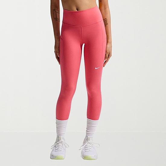 Nike Womens Moisture Wicking Quick Dry High Rise Knit 7/8 Ankle Legging