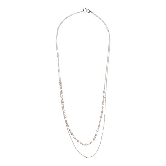 Bijoux Bar Delicates Beaded Womens 23 Inch Strand Necklace