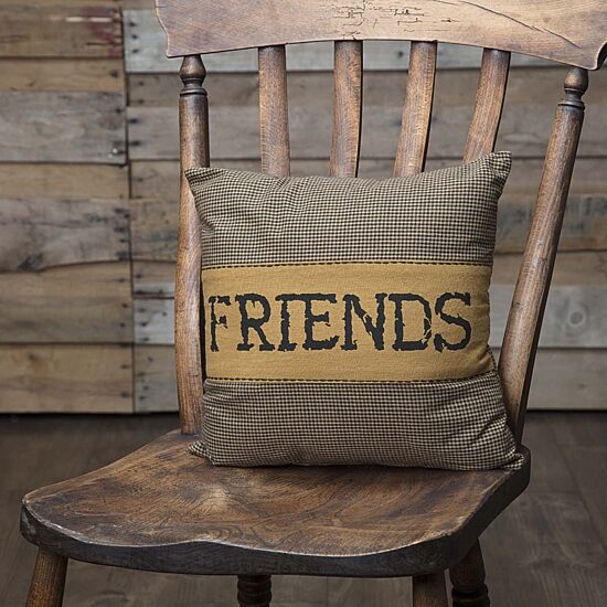VHC Brands Settlement 12x12 Throw Pillow
