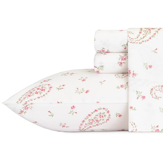 Laura Ashley Bristol Paisley Pink Sheet Set