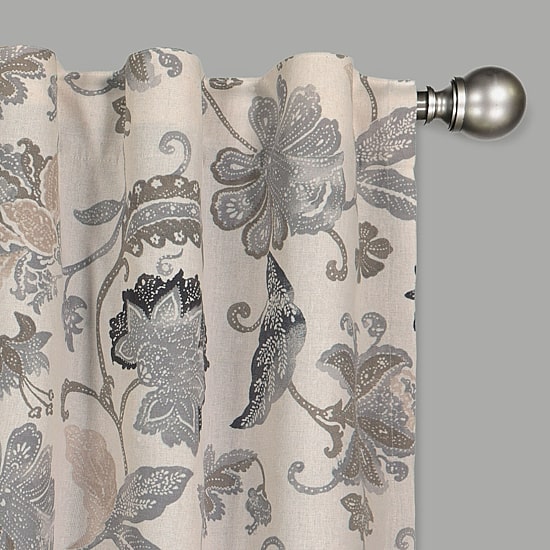 Eclipse Nina Rod Pocket Back Tab Blackout Single Curtain Panel