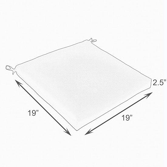 Mozaic Company Sunbrella Bristol Seat Cushion (Set of 2)